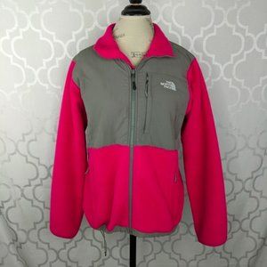 The North Face Hot Pink/Gray Denali Fleece Jacket